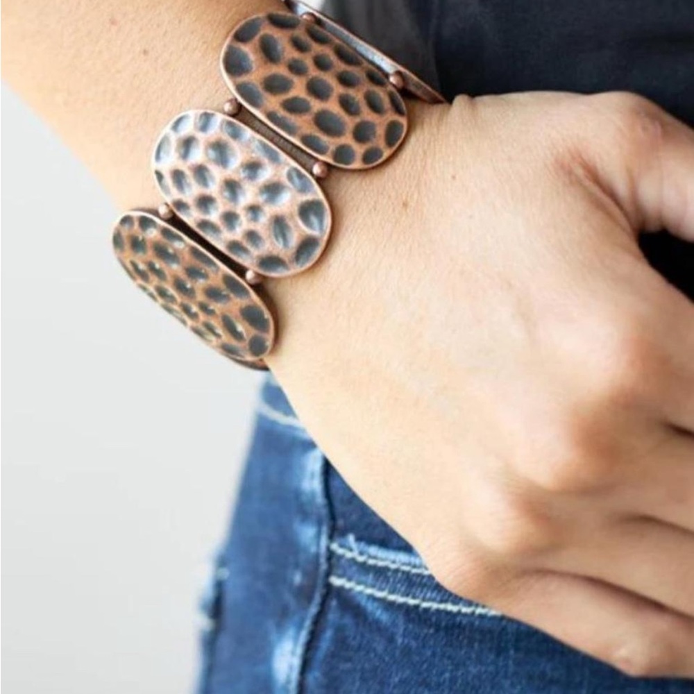 Hammered Copper Bracelet
